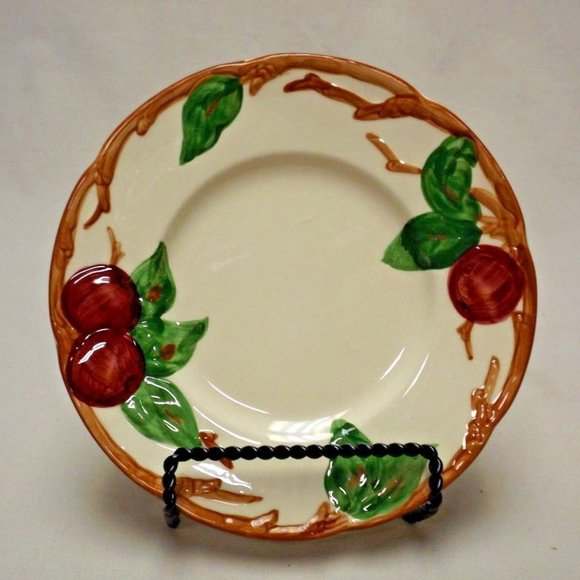Franciscan Earthenware Hand Painted Set of 4 - 6 3/8" Bread & Butter Plates USA - Picture 7 of 12